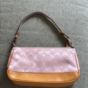 Pink Coach Wristlet